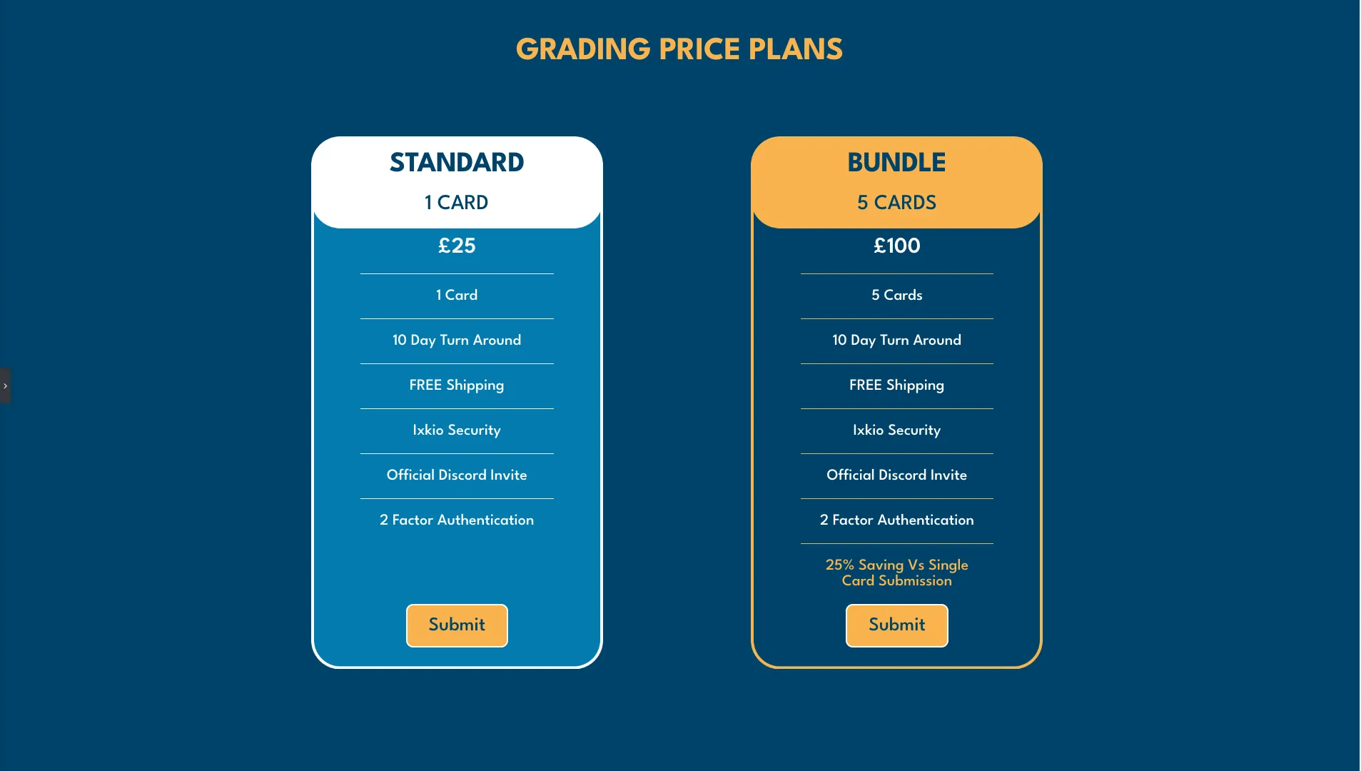Early pricing design